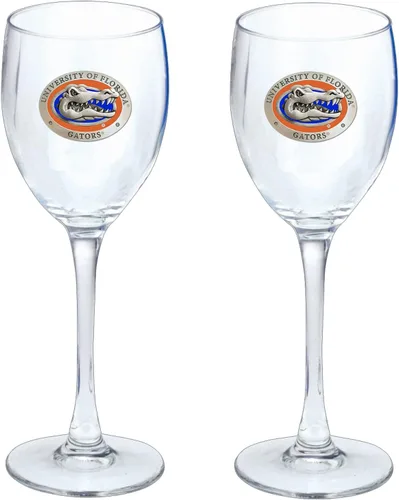 Vista 23 de Heritage Pewter Copas de vidrio de Arkansas, juego de 2, copas de vino de copa de 12 onzas, vidrio de peltre elaborado por expertos