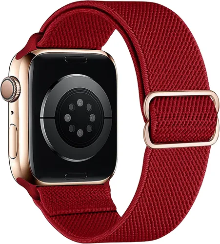 Vista 42 de Correas elásticas de nailon compatibles con Apple Watch de 1.496 pulgadas, 1.575 pulgadas, 1.614 pulgadas, 1.654 pulgadas, 1.732 pulgadas, 1.732