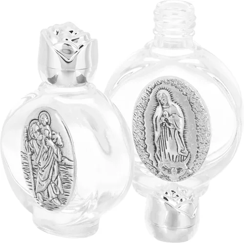 Vista 8 de ABOOFAN 6 unidades para aceite Jesús cristiano oro Pascua aceites tonos decoraciones contenedor agua esencial vidrio festival recargable bautismo