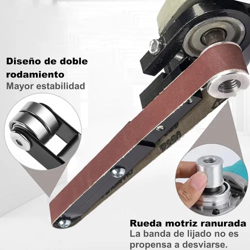 Vista 7 de Herramienta de conversión de amoladora angular, herramienta de amoladora modificada para lijadora de banda, accesorio para pulidora de lijadora