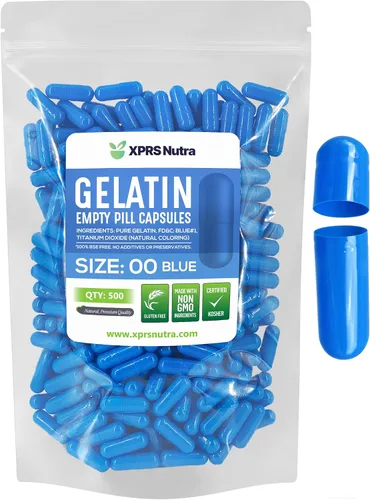 Vista 12 de XPRS Nutra Cápsulas vacías tamaño 00 – 100 cápsulas vacías de gelatina – Pastillas de relleno de cápsulas de bricolaje – Cápsulas de gel rellenables