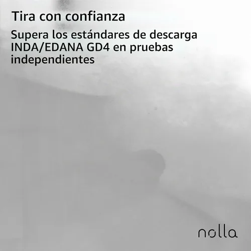 Vista 2 de Nolla Toallitas desechables de viaje, 100% a base de plantas, sin plástico y biodegradables, sin perfume, aloe calmante y vitamina E, 120