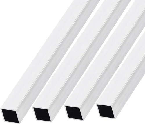 Vista 11 de METALLIXITY Tubo cuadrado de aluminio (0.236 in x 0.236 in x 0.039 in x 7.874 in), 4 piezas, tubo de aluminio 6063 - para muebles del hogar