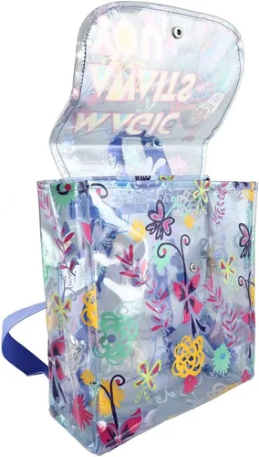 Vista 8 de Disney - Mini mochila transparente con solapa superior