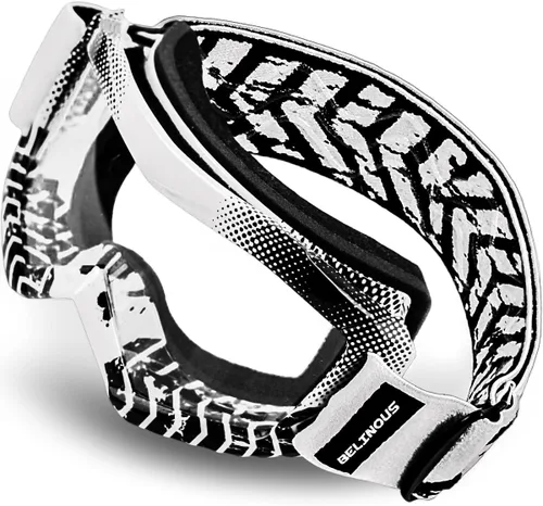 Vista 10 de BELINOUS - Gafas de protección para niños para ATV, moto de cross, motocicleta, motocross MX, gafas de moto de cross para jóvenes para niños de 3 a