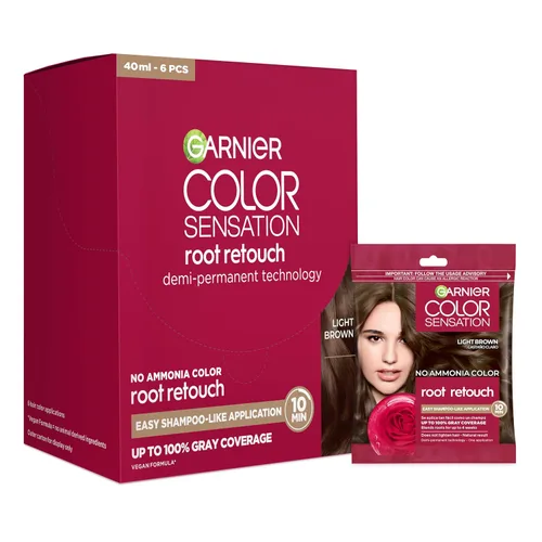 Vista 17 de Garnier Color Sensation Root Retouch - Tinte permanente para el cabello para raíces con cobertura 100% de las canas y sin amoníaco, tinte para Negro