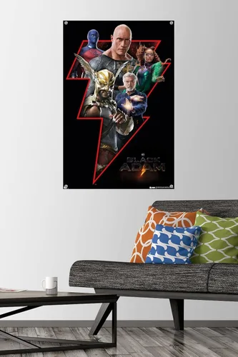 Vista 2 de Trends International DC Comics Movie Black Adam - Póster de pared de grupo