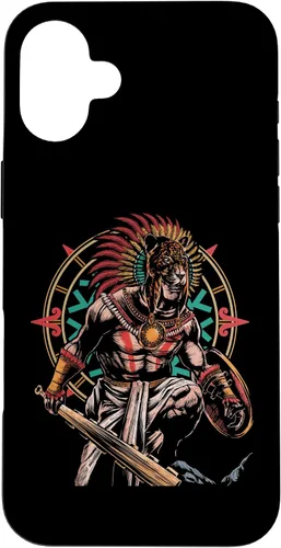 Vista 22 de Funda para iPhone 11 Pro Max Aztec Jaguar Ancient Warrior Native Mexican Mythology Case