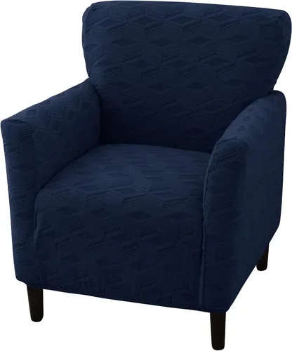 Vista 12 de LiveGo Fundas elásticas para sillón de banquete, funda de jacquard suave con brazos, fundas para sillón, protector de muebles, lavable a máquina