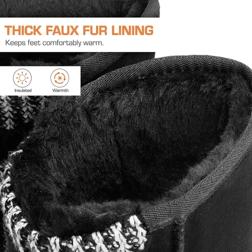 Vista 5 de DREAM PAIRS - Botas modernas para nieve de media caña para mujer