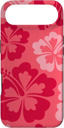 Vista 27 de Hibiscus Flower Beach Hawaiian Exotic Floral Surf Cranberry Case for iPhone 17