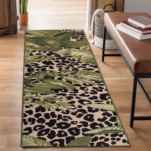 Vista 25 de Liora Manne Marina - Alfombra de área duradera de mezcla sintética tejida a máquina para interiores/exteriores - Gráfico contemporáneo océano global