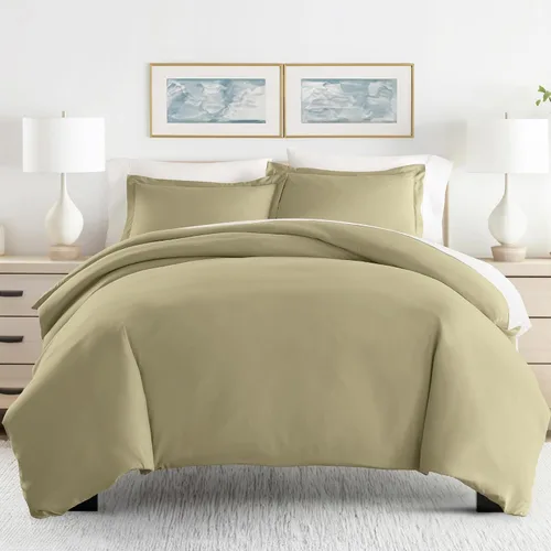 Vista 39 de Linen Market Funda de edredón individual para cama individual – Experimenta una comodidad similar a un hotel con una suavidad inigualable