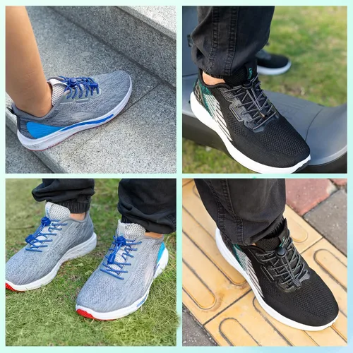 Vista 5 de 5 pares de cordones sin atar para adultos, cordones elásticos para zapatos, cordones de zapatos sin atar, cordones para zapatos para niños