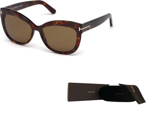 Vista 3 de Tom Ford FT0524 Alistair Geometric Sunglasses for Women + BUNDLE with Designer iWear Eyewear Care Kit