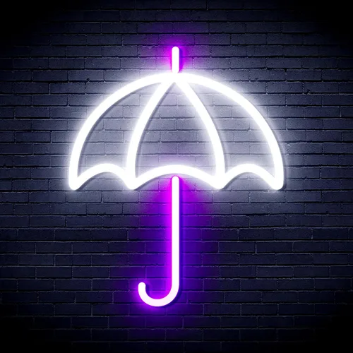 Vista 30 de ADVPRO Paraguas Flex Silicona LED Neon Sign - Púrpura - st16s33-fnu0016-p