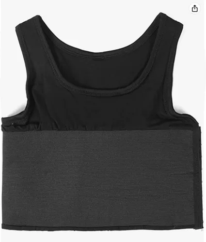 Vista 2 de Neal LINK Carpeta de pecho para senos grandes, ligadora de senos Tomboy Lesbian, Binder Trans Bra