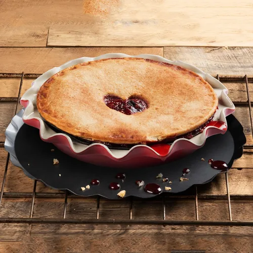 Vista 7 de Mrs. Anderson's Baking Bandeja antiadherente para atrapar pasteles, acero al carbono con revestimiento antiadherente de primera calidad, sin PFOA ni