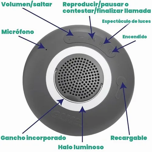 Vista 2 de GAME 4312 NUEVO Altavoz Bluetooth y espectáculo de luces