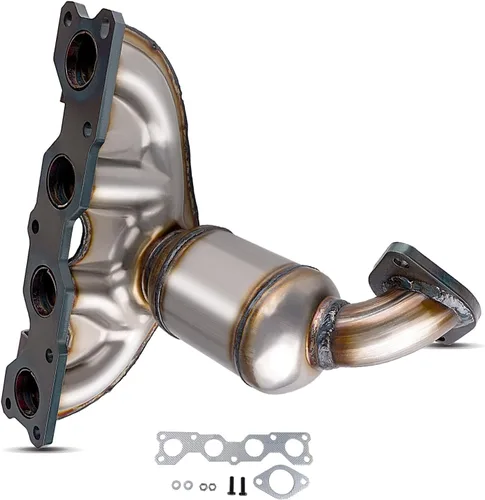 Vista 82 de PHILTOP Convertidor Catalítico de Ajuste Directo para Murano 2009 2010 2011 2012 2013 2014 3.5L, Cáscara de Acero Inoxidable Aluminio 203-1010