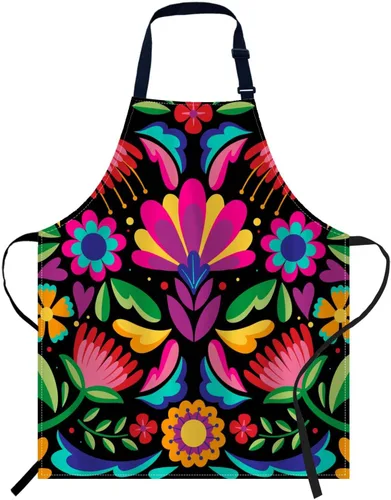Vista 7 de oFloral Delantal de teoría de la ciencia de la biología unisex ajustable, delantal para cocinar, cocinero, mujeres y hombres, delantales para cocina