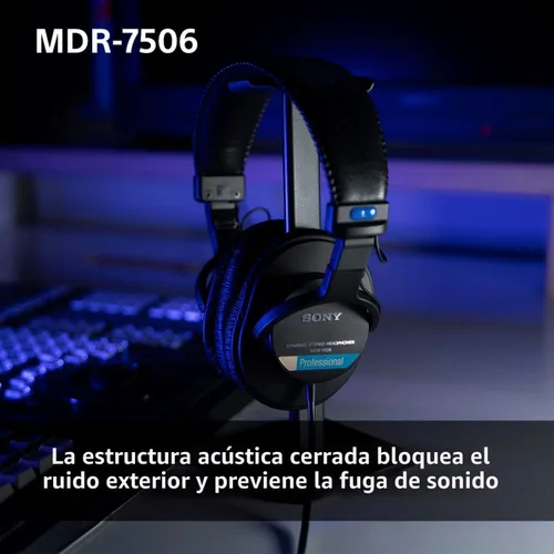 Vista 6 de Sony MDR7506 Auriculares profesionales de diafragma grande
