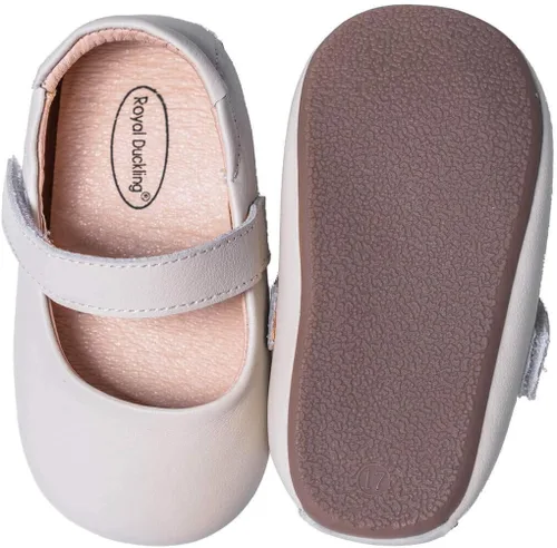 Vista 6 de Zapatos de bebé de cuero genuino para niñas y niños pequeños Mary Jane Zapatos de caminar Prewalker princesa vestido de boda zapatos zapatos