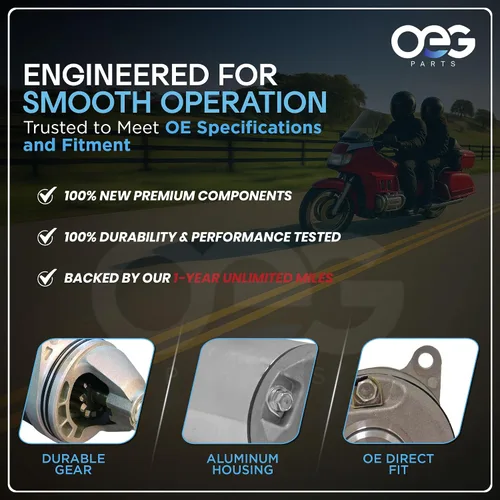 Vista 7 de OEG Parts Nuevo arrancador compatible con Suzuki Kingquad 450 LT-A450X, 450X, LT-A500, 31100-11H00, 3110011H00, SMU0421, 41054110