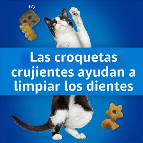 Vista 5 de Purina Friskies Golosinas para gatos, Party Mix Beachside Crunch - (Paquete de 10) Bolsas de 2.1 oz