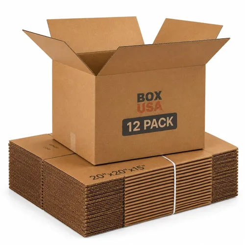 Vista 12 de BOX USA Moving Boxes Small 16"L x 10"W x 10"H 10-Pack - Corrugated Cardboard Box for Shipping, Mailing, Packing, Packaging and Storage