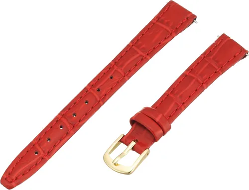 Vista 22 de Hadley-Roma Women's Alligator Grain Leather WatchStrap Negro