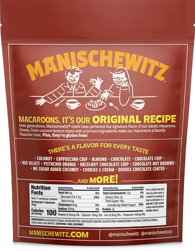 Vista 2 de Manischewitz Galletas 'n Cream Macaroons lata de 10 onzas