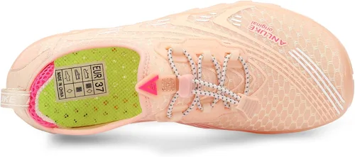 Vista 3 de ANLUKE Zapatos de agua para hombre y mujer, zapatos de natación, zapatos acuáticos, de secado rápido, para playa, surf, deportes acuáticos