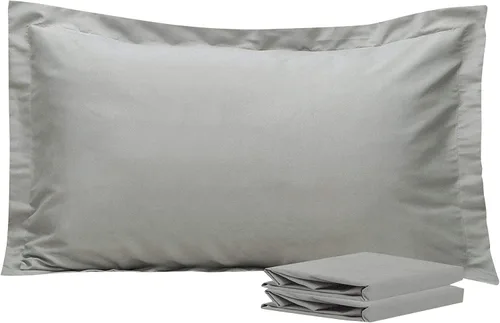 Vista 108 de NTBAY Fundas de almohada estándar, paquete de 2 fundas de almohada de microfibra cepillada de 20 x 26 pulgadas, súper suaves y acogedoras