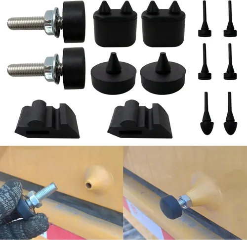 Vista 5 de Kit de tapones de goma negra para Camaro 67 68 69, tanto para cupé como convertible