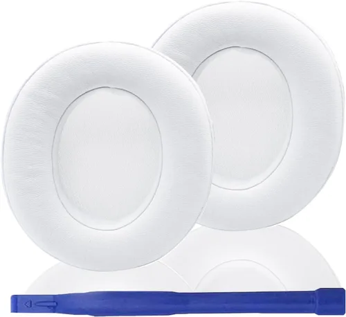 Vista 13 de Studio3 Almohadillas de repuesto para los oídos, almohadillas de piel de proteína suave, compatible con Beats Studio 2 Studio 3 B0500 B0501 Negro