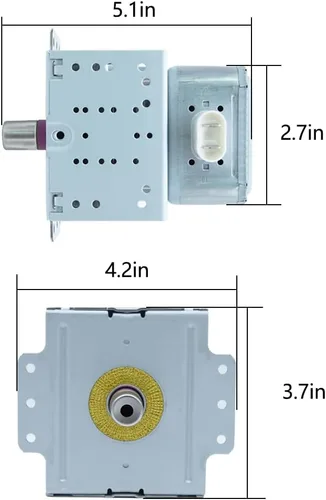 Vista 3 de Horno microondas Magnetron 2M248J (GS) 2M253J Reemplazo para Toshiba reemplaza a WB27X10309 10QBP1006 2M248J (FN) 4150019905 2M248J (GM) 2E-13-37