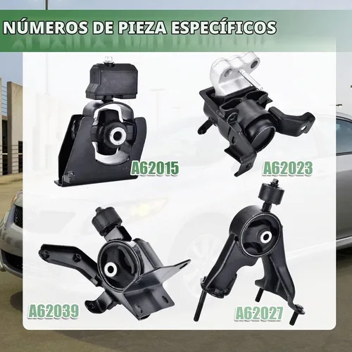 Vista 3 de Engine Motor Mount Kits for Corolla Matrix 1.8L 2009 2010 2011 2012 2013