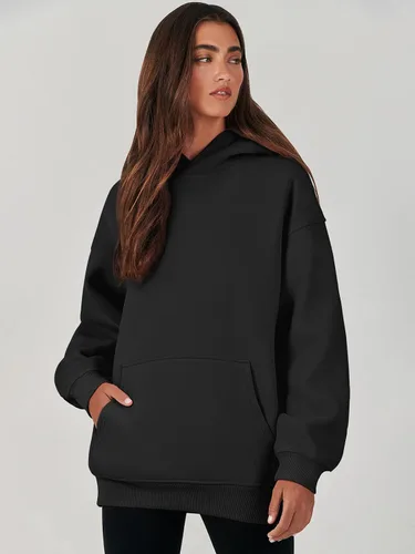 Vista 4 de ANRABESS Womens Oversized Hoodies Fleece Sweatshirts Long Sleeve Hooded Pullover Winter Clothes with Pocket