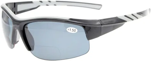 Vista 10 de Eyekepper TR90 - Gafas de sol bifocales sin montura para deportes irrompibles, béisbol, correr, pesca, conducción, golf, softbol, senderismo
