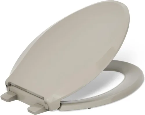Vista 49 de KOHLER 4639-RL-0 Cachet ReadyLatch Asiento de inodoro redondo con cierre suave, color blanco