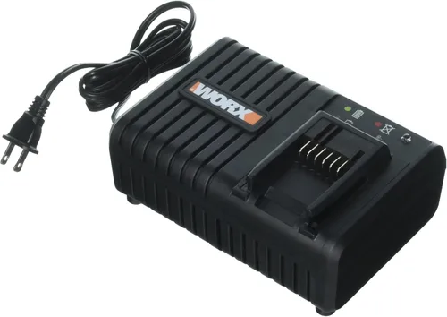 Vista 7 de Worx WA3770 Cargador de 20V Li-ion de doble puerto de 2 horas