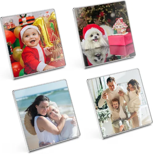 Vista 9 de GEHECRST Imanes de nevera con foto personalizada para refrigerador, imágenes coloridas para el hogar, oficina, cocina, escuela, casillero