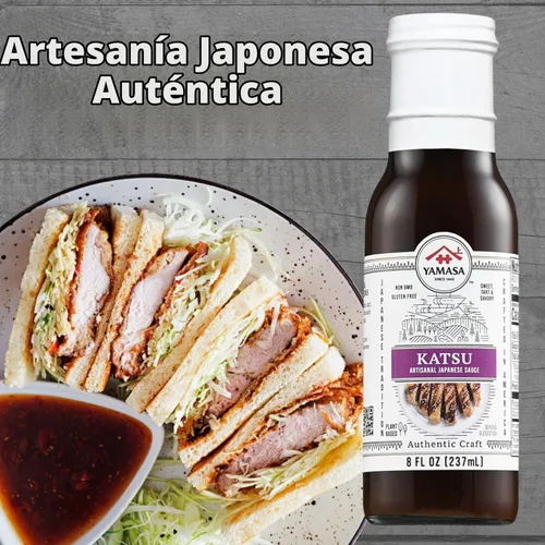 Vista 6 de Yamasa, Salsa Katsu artesanal, sin OMG, 8 onzas líquidas