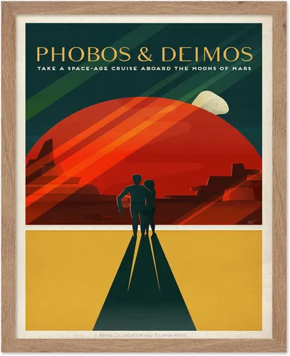 Vista 50 de Poster Master Póster celestial – Impresión del mapa de las estrellas – Regalo para astronomía, fanáticos lunares – Arte vintage para el hogar