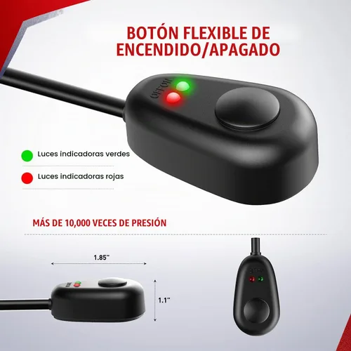 Vista 7 de Nilight - Arnés de cableado remoto para barra de luz LED, intermitente estroboscópico inalámbrico, luces de trabajo para conducción, 12V, 20A