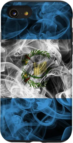 Vista 18 de Smoke Guatemala Flag - Funda para iPhone 17 con diseño de nube de orgullo ahumado