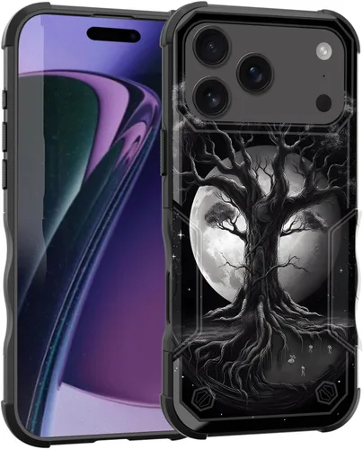 Vista 31 de Funda para iPhone Air, [doble capa] [protección contra caídas de grado militar de 10 pies] Funda resistente a prueba de golpes para iPhone Air