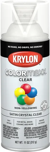 Vista 29 de Krylon K05554007 COLORmaxx Pintura en aerosol y base para uso en interiores y exteriores, color almendra satinada, 12 onzas (paquete de 1)