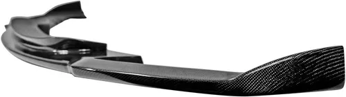 Vista 4 de Borde de parachoques delantero compatible con BMW Serie 3 F30 2012-2018, estilo HM sin pintar, fibra de carbono real, protector de barbilla